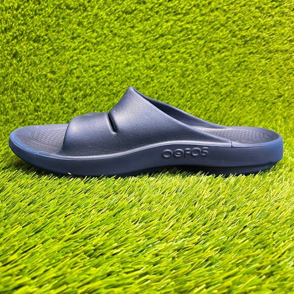 Oofos Ooahh Mens Size 12 Blue Beach Walking Outdoor Recovery Sport Slide Sandals main image 8